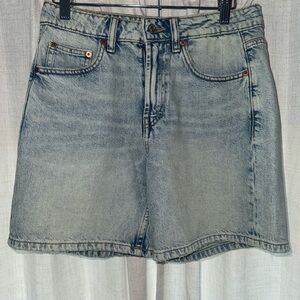Zara Light Blue Jean Shorts